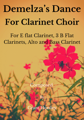 Book cover for "Demelza's Dance" Original For Clarinet Choir