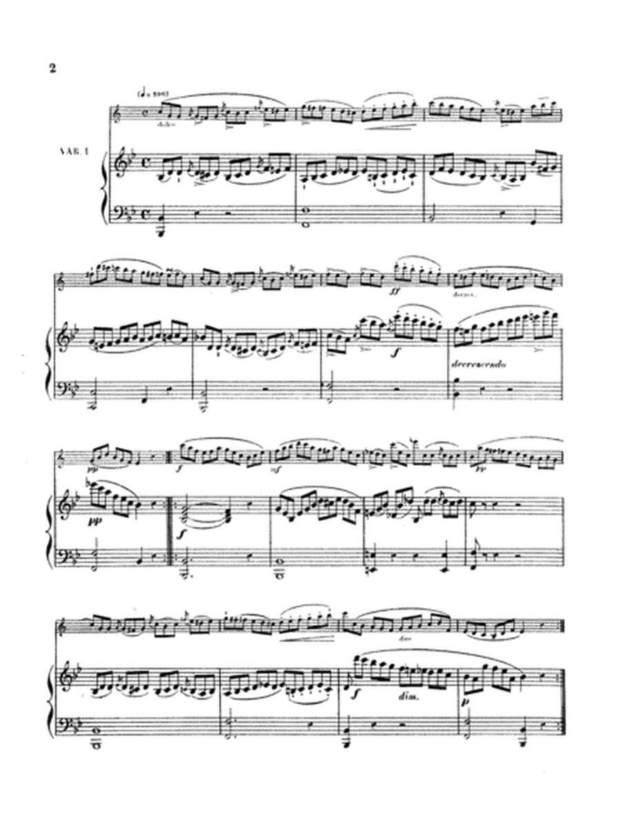 Weber: Variations, Op. 33