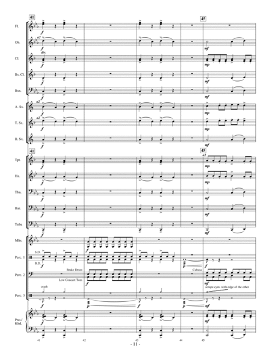 Barrage Concert Band scores gallery preview page 10