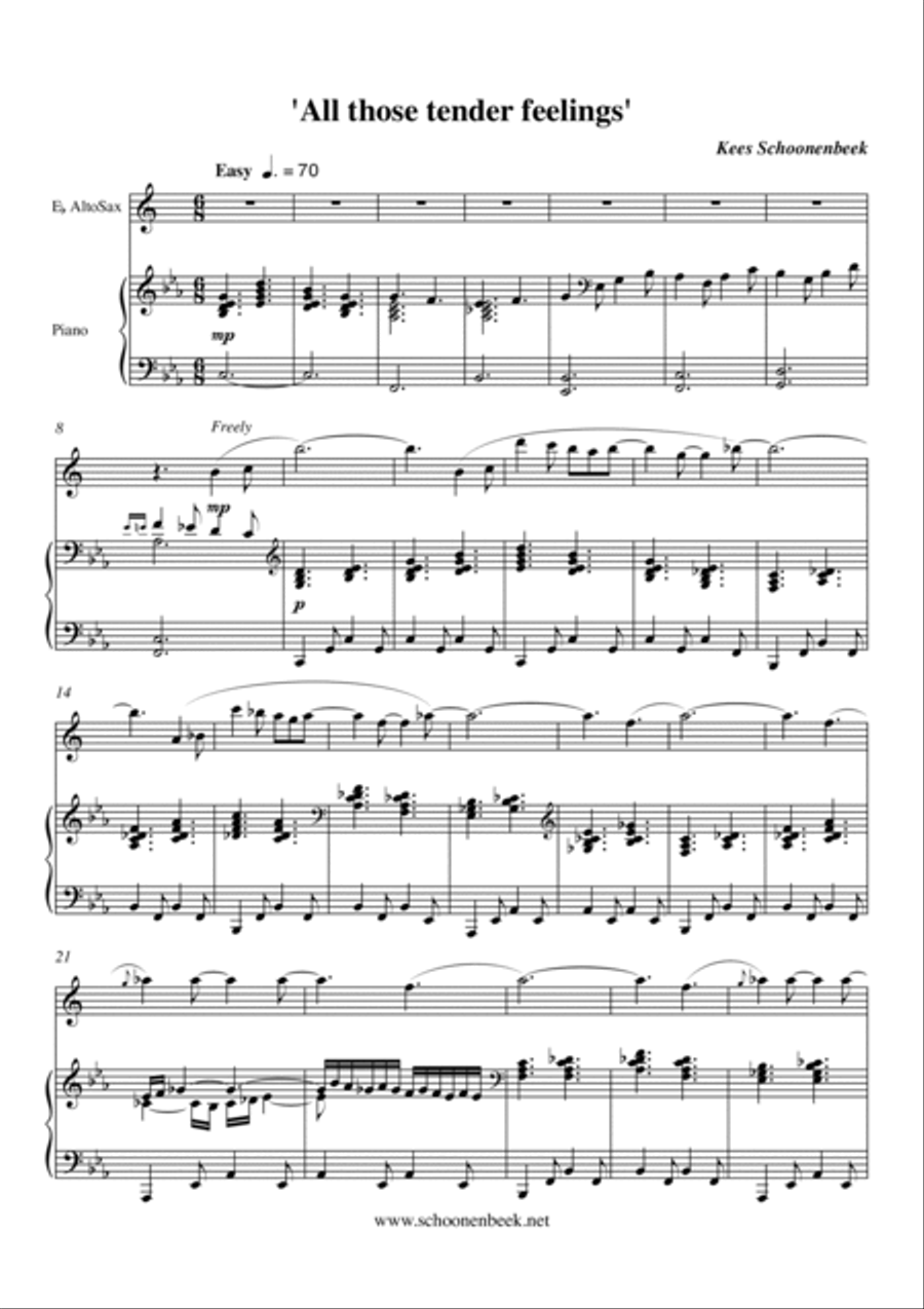 All those tender feelings Woodwind Duet scores gallery preview page 3