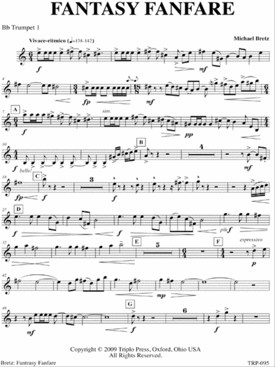 Fantasy Fanfare Fantasy Fanfare Small Ensemble scores gallery preview page 4