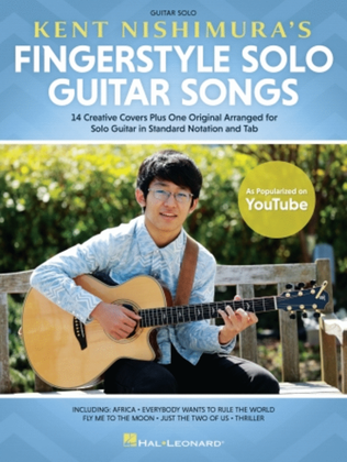 Book cover for Kent Nishimura's Fingerstyle Solo Guitar Songs