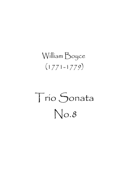 Trio Sonata No.8 image number null