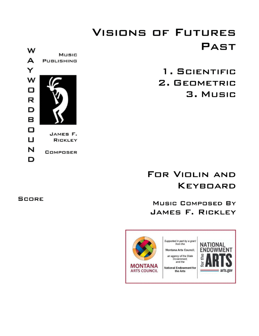 Visions of Futures Past Visions of Futures Past Violin Solo scores gallery preview page 1