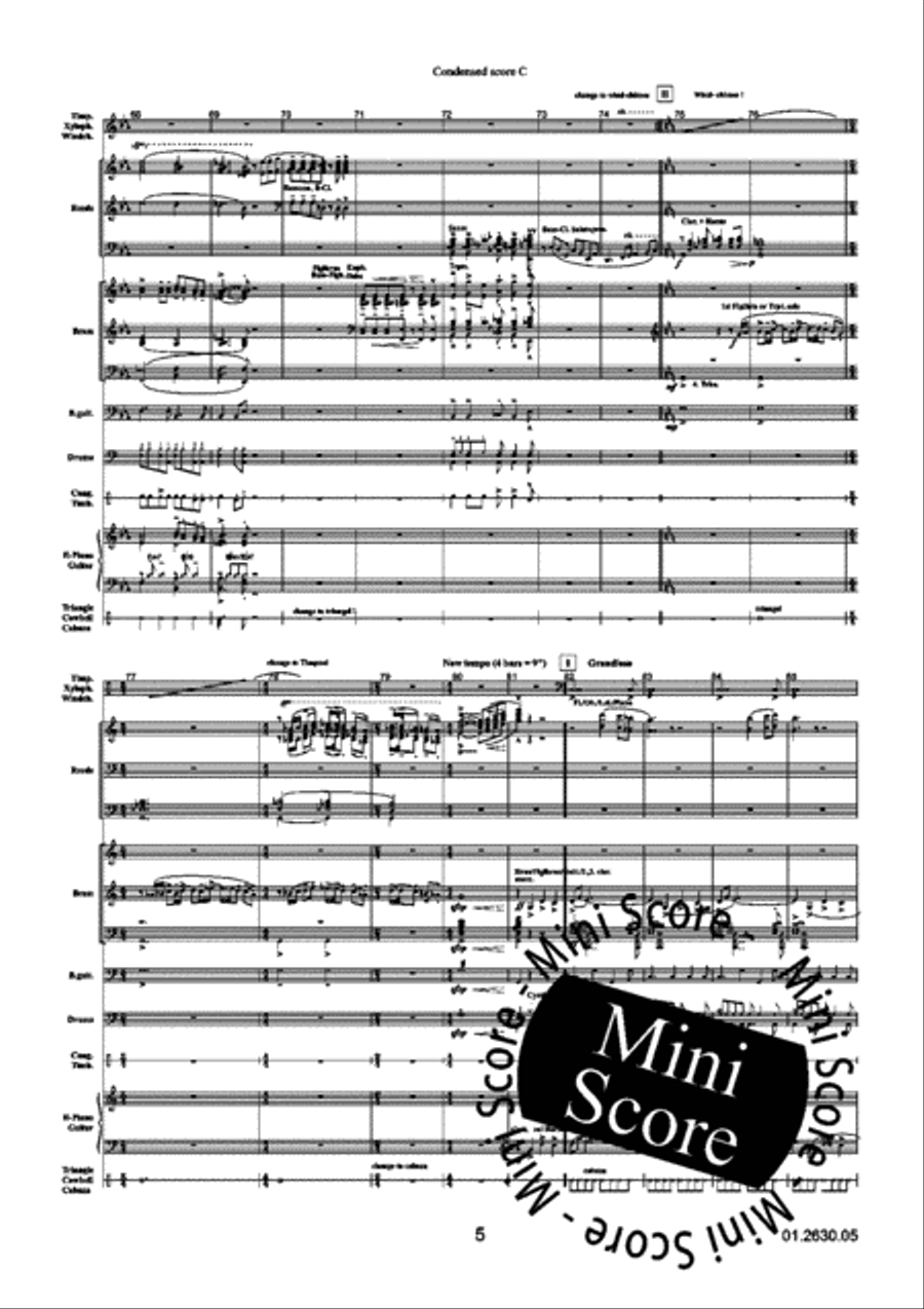 Latin Impressions Concert Band scores gallery preview page 27