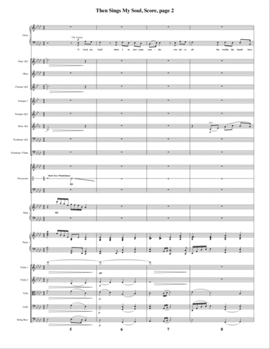 Then Sings My Soul (How Great Thou Art) Orchestra scores gallery preview page 4