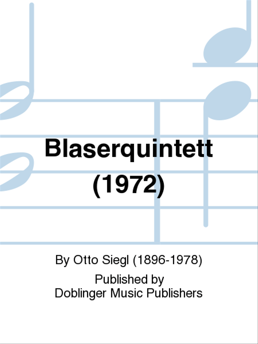 Blaserquintett (1972) Woodwind Quintet scores gallery preview page 1