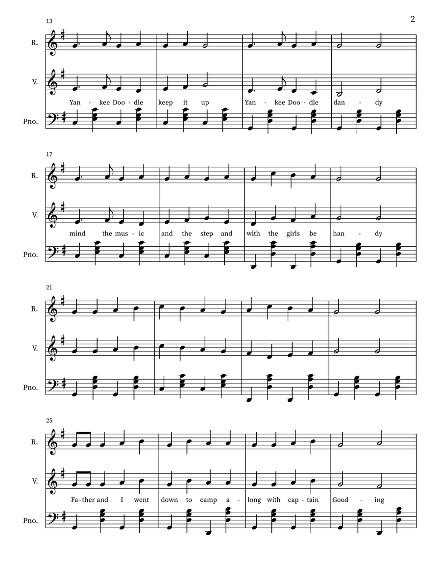 Yankee Doodle Large Ensemble scores gallery preview page 2