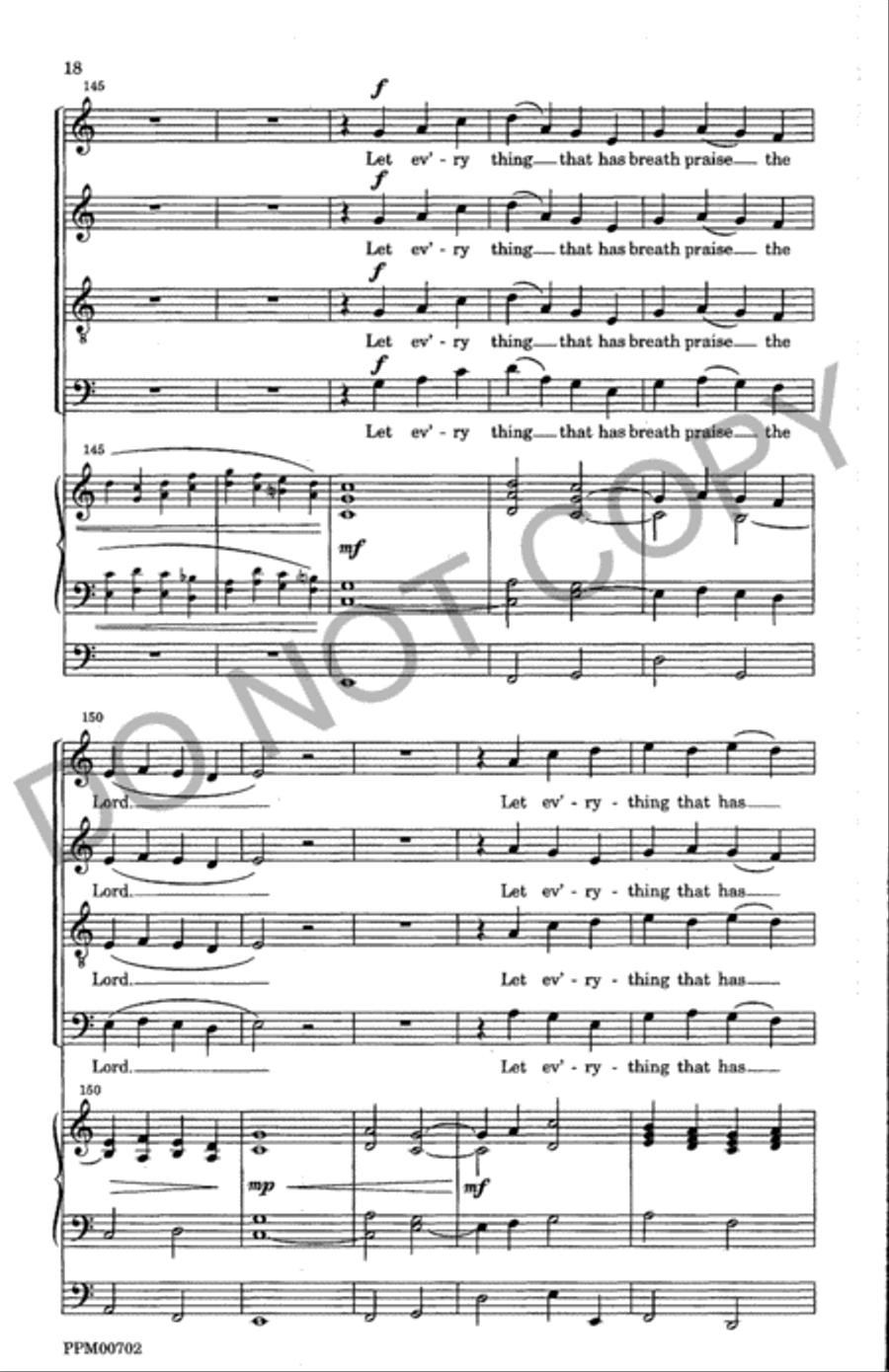 Alleluia! Christ is Risen 4-Part scores gallery preview page 19