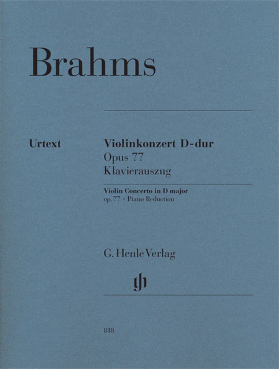 Concerto for Violin and Orchestra D major op. 77 Violin Solo scores gallery preview page 1