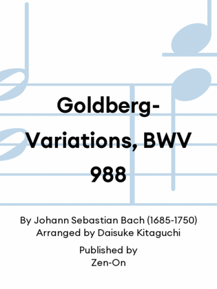 Goldberg-Variations, BWV 988