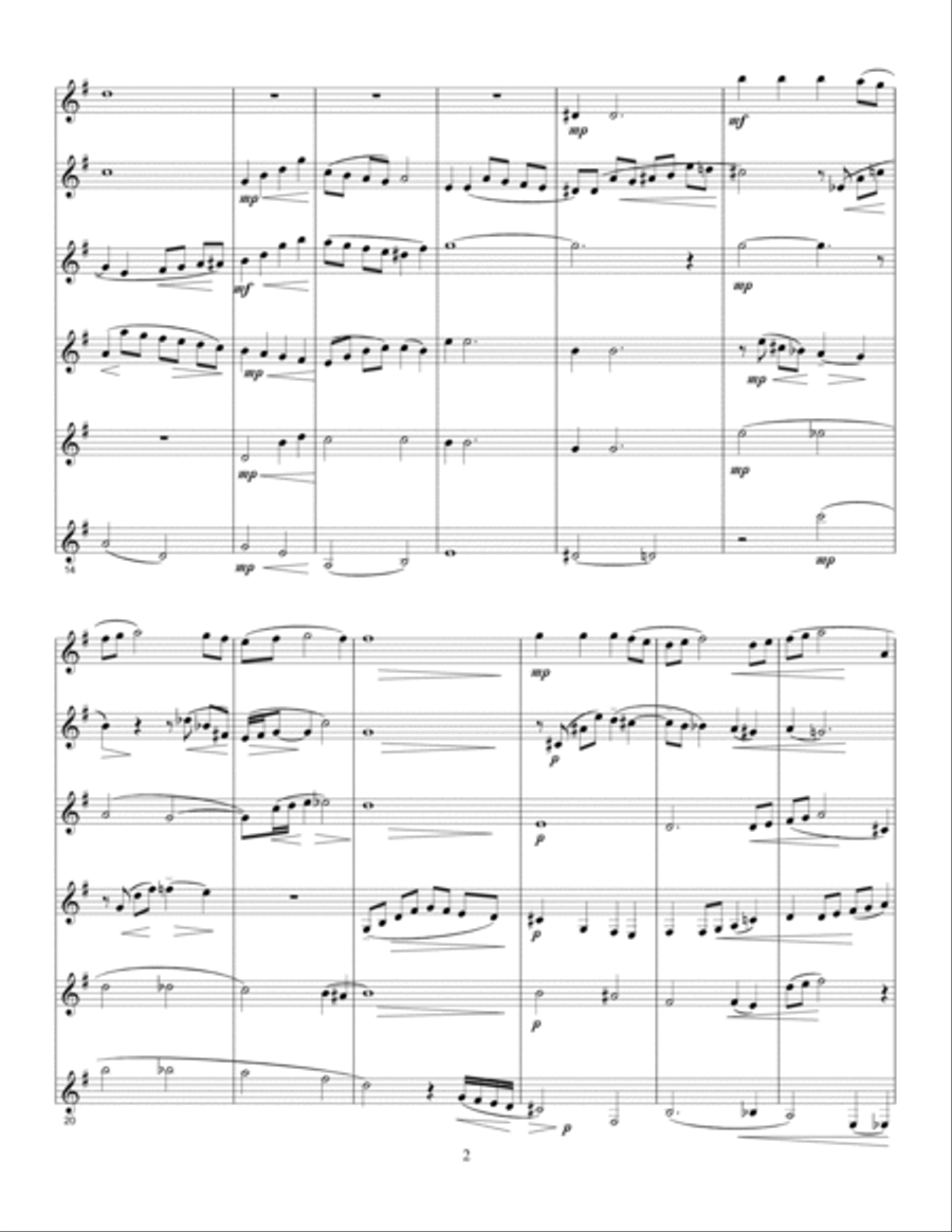 Have Yourself A Merry Little Christmas Woodwind Ensemble scores gallery preview page 2