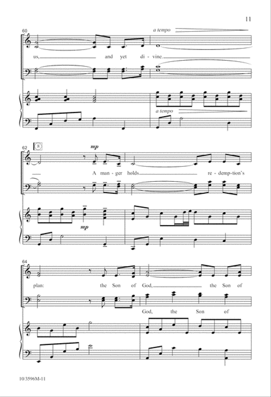 A Child, A King 4-Part scores gallery preview page 12