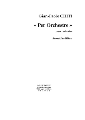 Per Orchestra