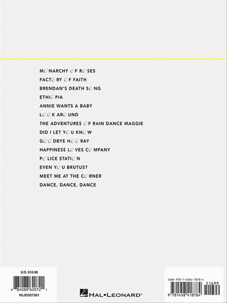 Red Hot Chili Peppers - I'm with You Piano, Vocal, Guitar scores gallery preview page 2