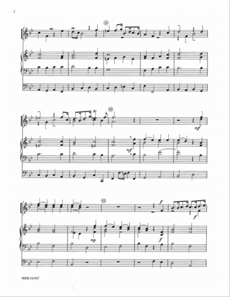 Trumpet Tune Trumpet Duet scores gallery preview page 2