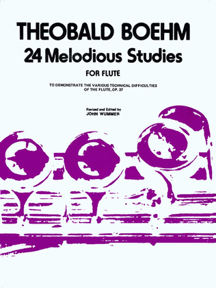 Book cover for 24 Melodious Studies