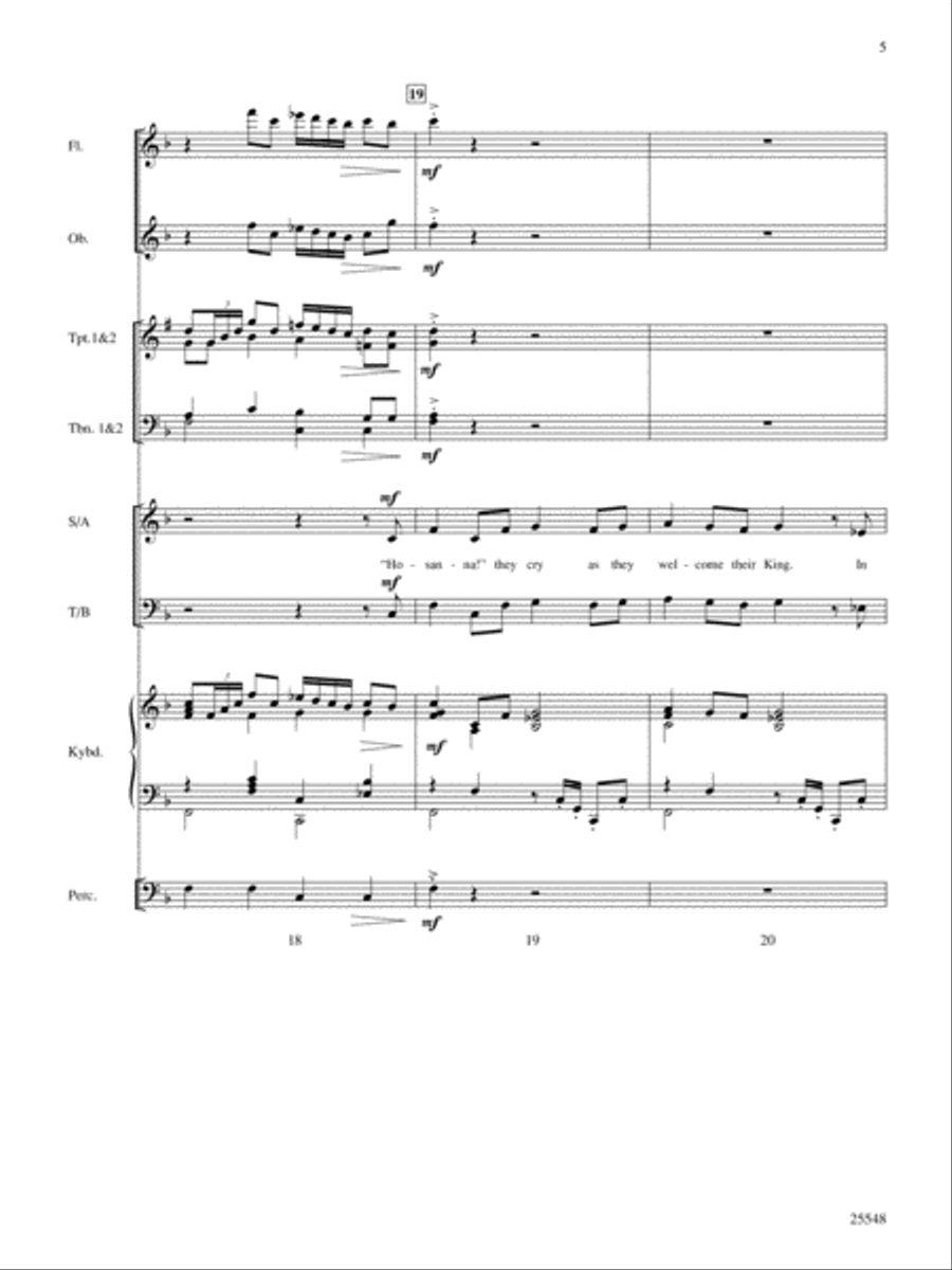 Passion of the Palms Choir scores gallery preview page 6