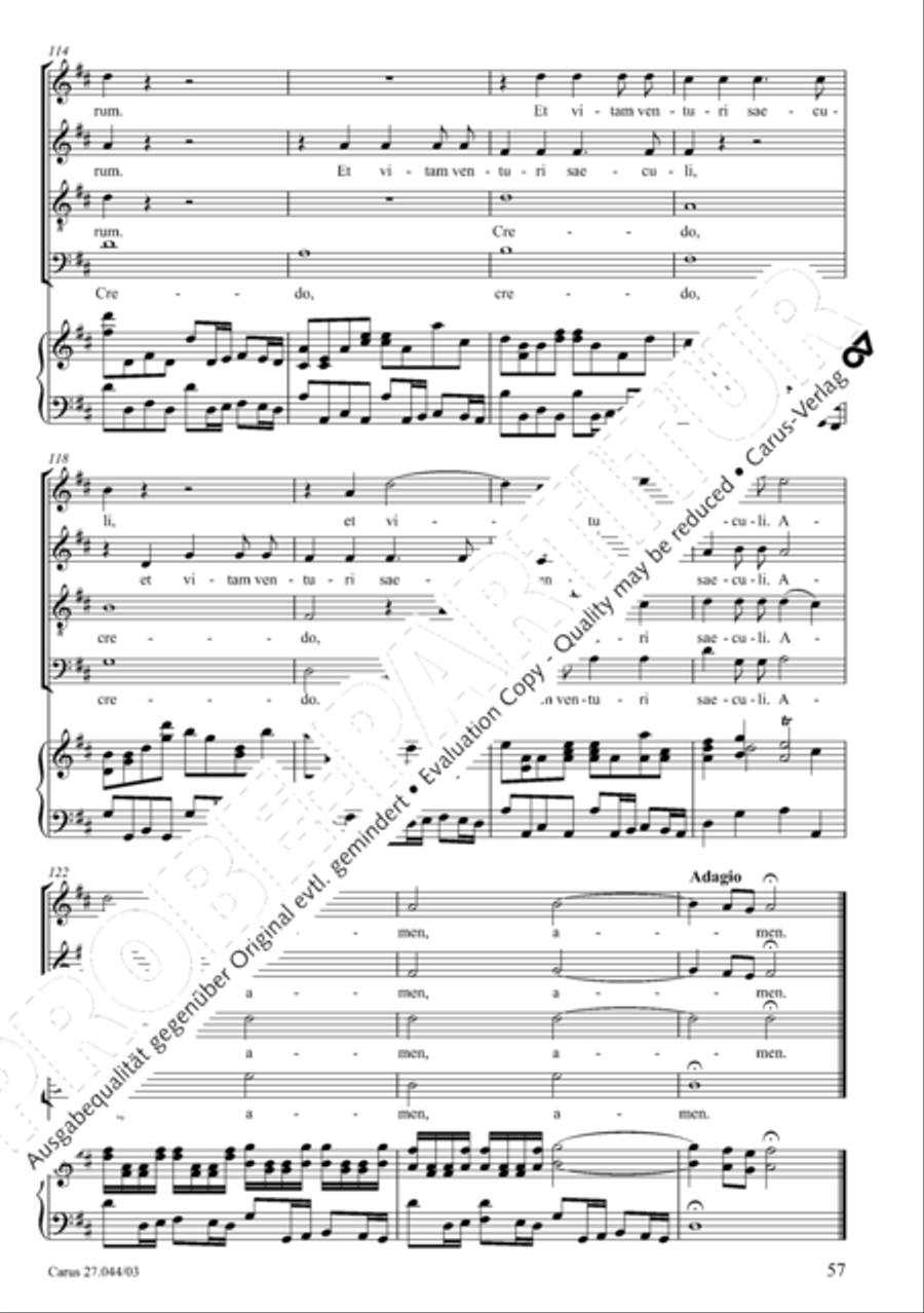 Messa per il Santissimo Natale 4-Part scores gallery preview page 58