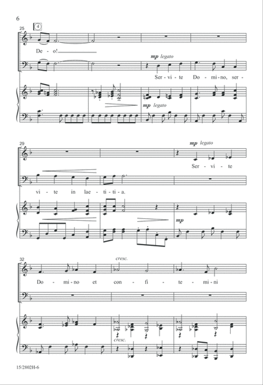 Festival Jubilate Festival Jubilate 4-Part scores gallery preview page 7