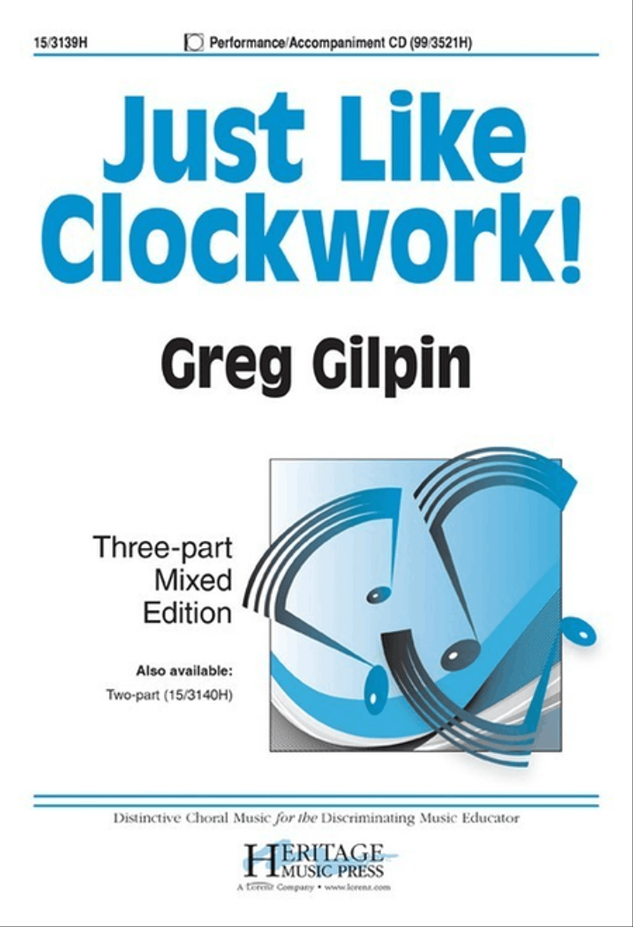 Just Like Clockwork! 3-Part scores gallery preview page 1