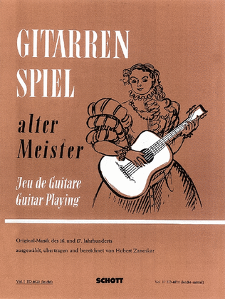 Book cover for Guitar Works by Old Masters - Vol. 1