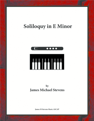 Book cover for Soliloquy in E Minor - Flute & Piano