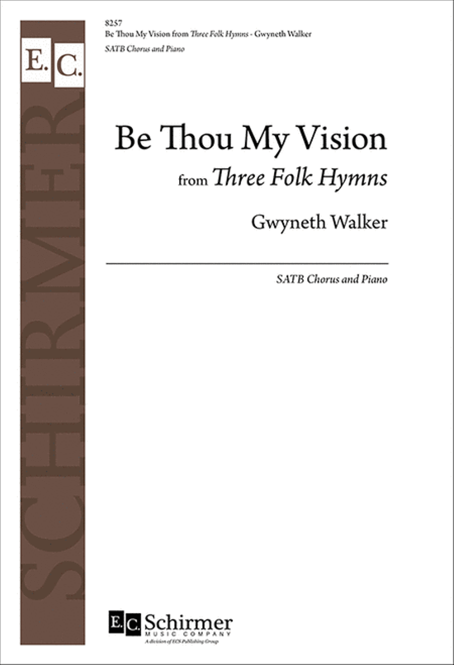 Be Thou My Vision from Three Folk Hymns 4-Part scores gallery preview page 1