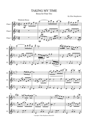 BOSSA NOVA "TAKING MY TIME" - Flute Trio