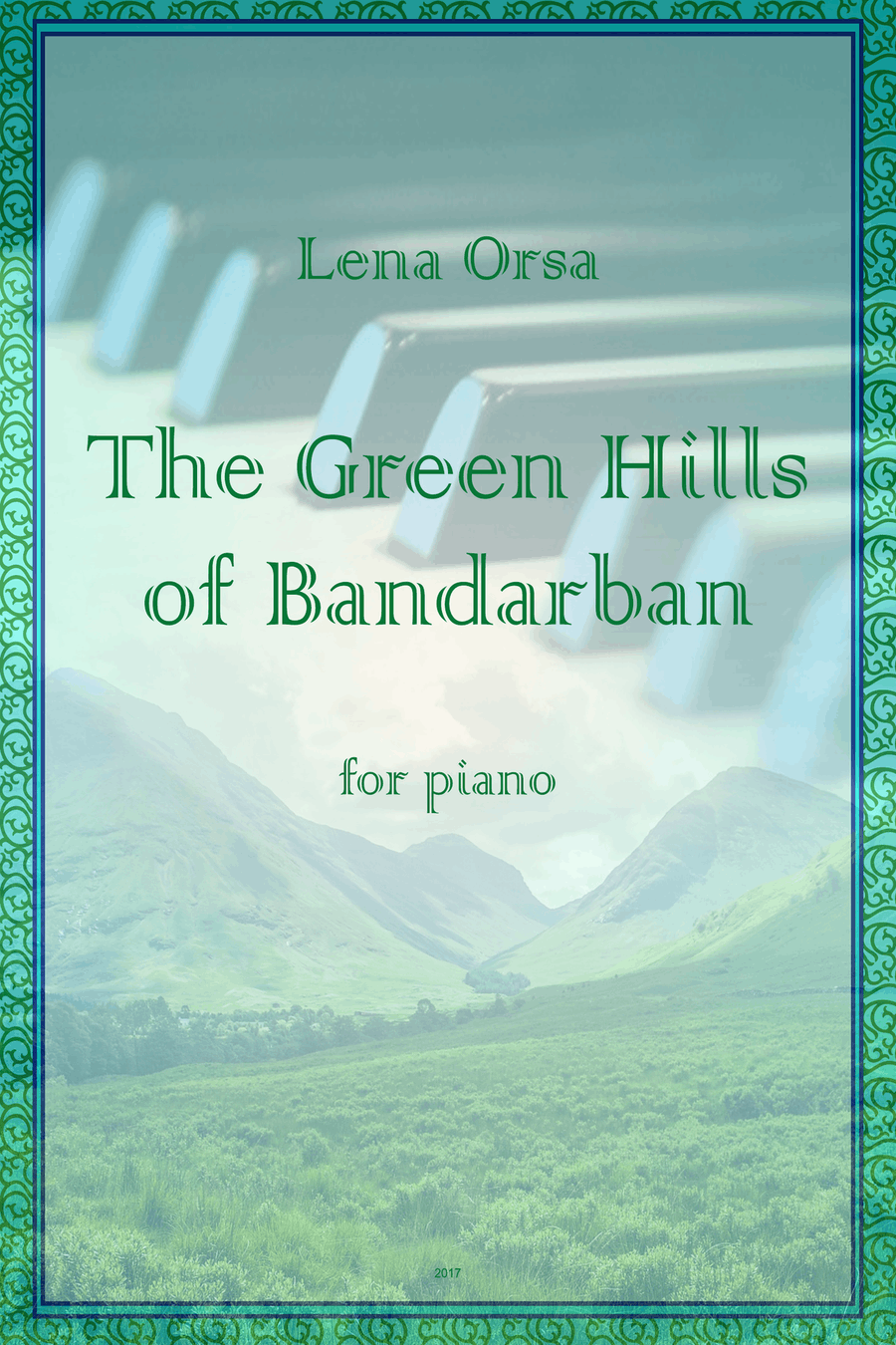 The Green Hills of Bandarban for piano Voice scores gallery preview page 1