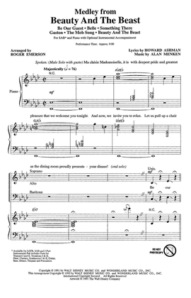 Beauty And The Beast (Medley) (arr. Roger Emerson)