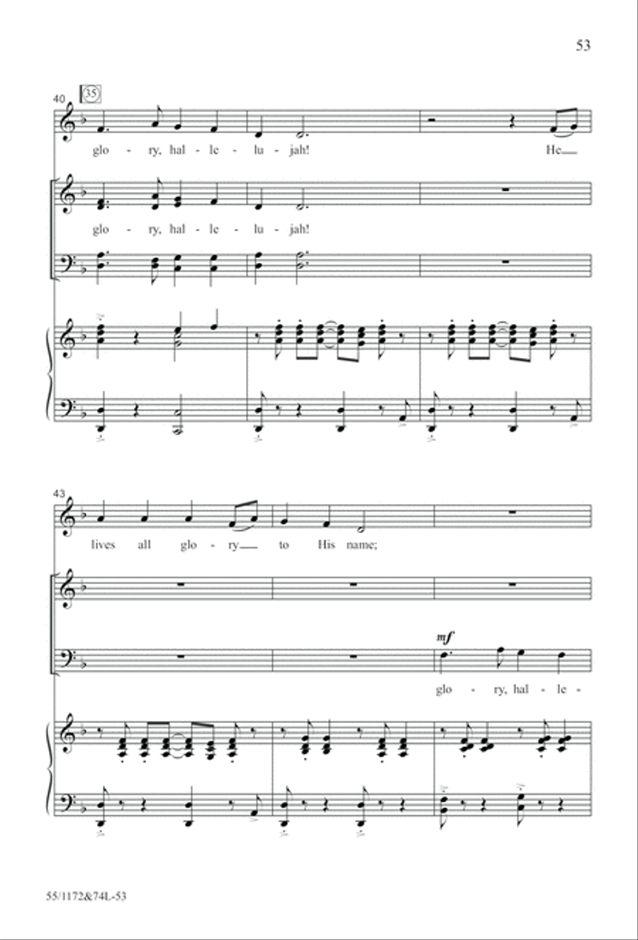 The Easter Story The Easter Story 4-Part scores gallery preview page 54