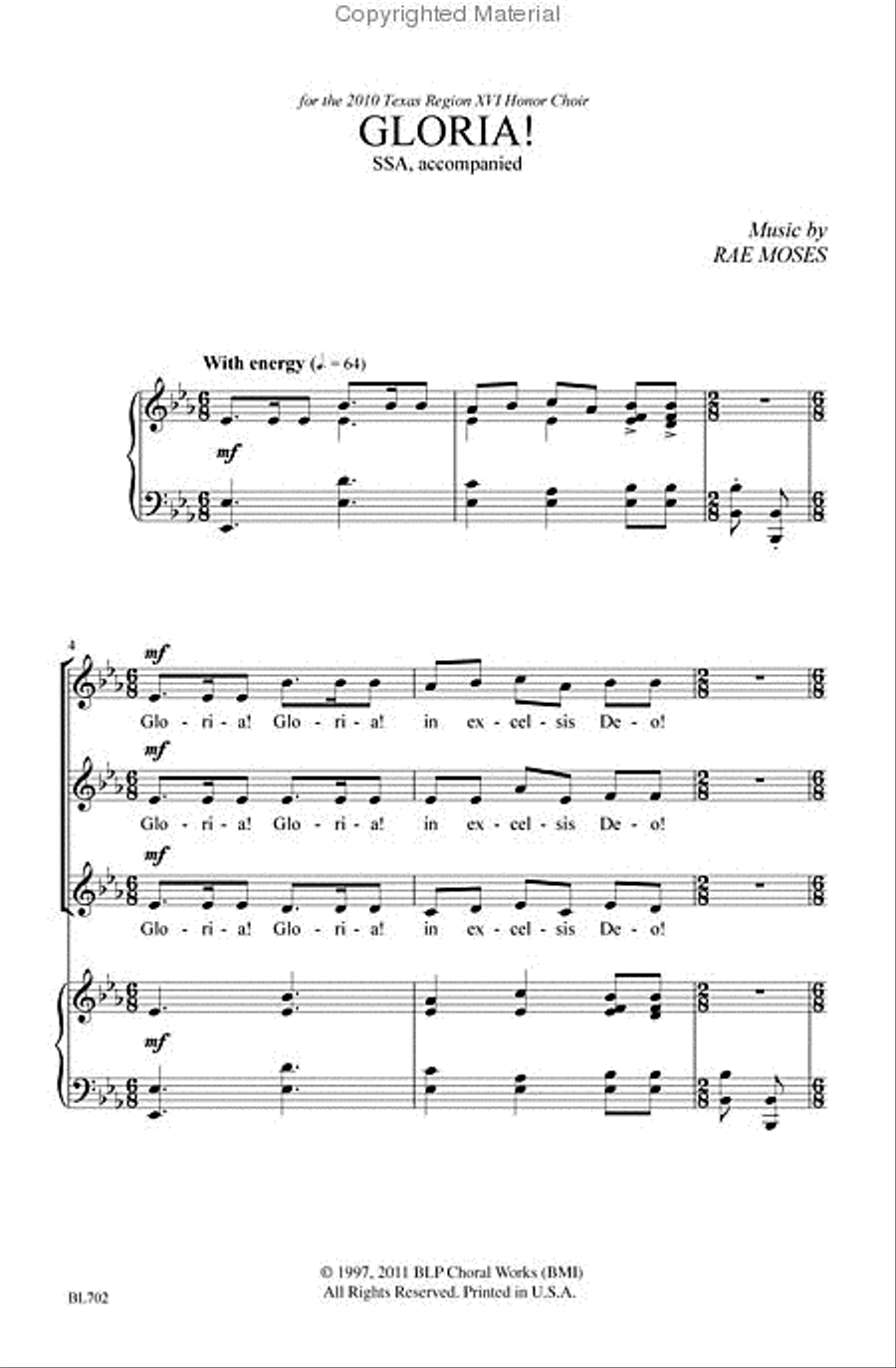 Gloria! SSA scores gallery preview page 2