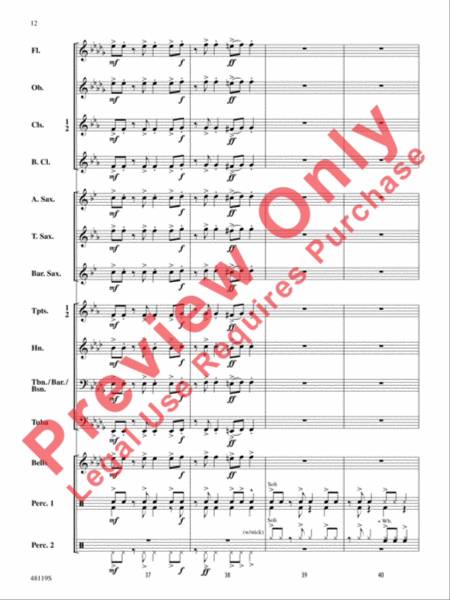 In a New York Jam Concert Band scores gallery preview page 13