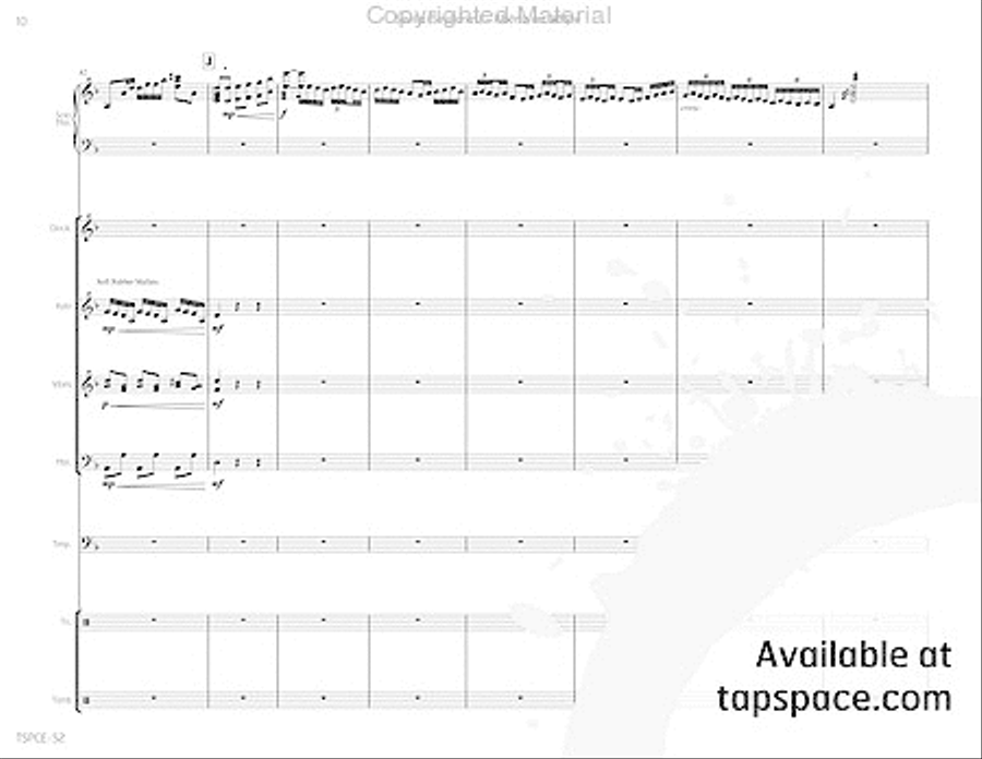 Sevilla (Sevillanas) Percussion Ensemble scores gallery preview page 15