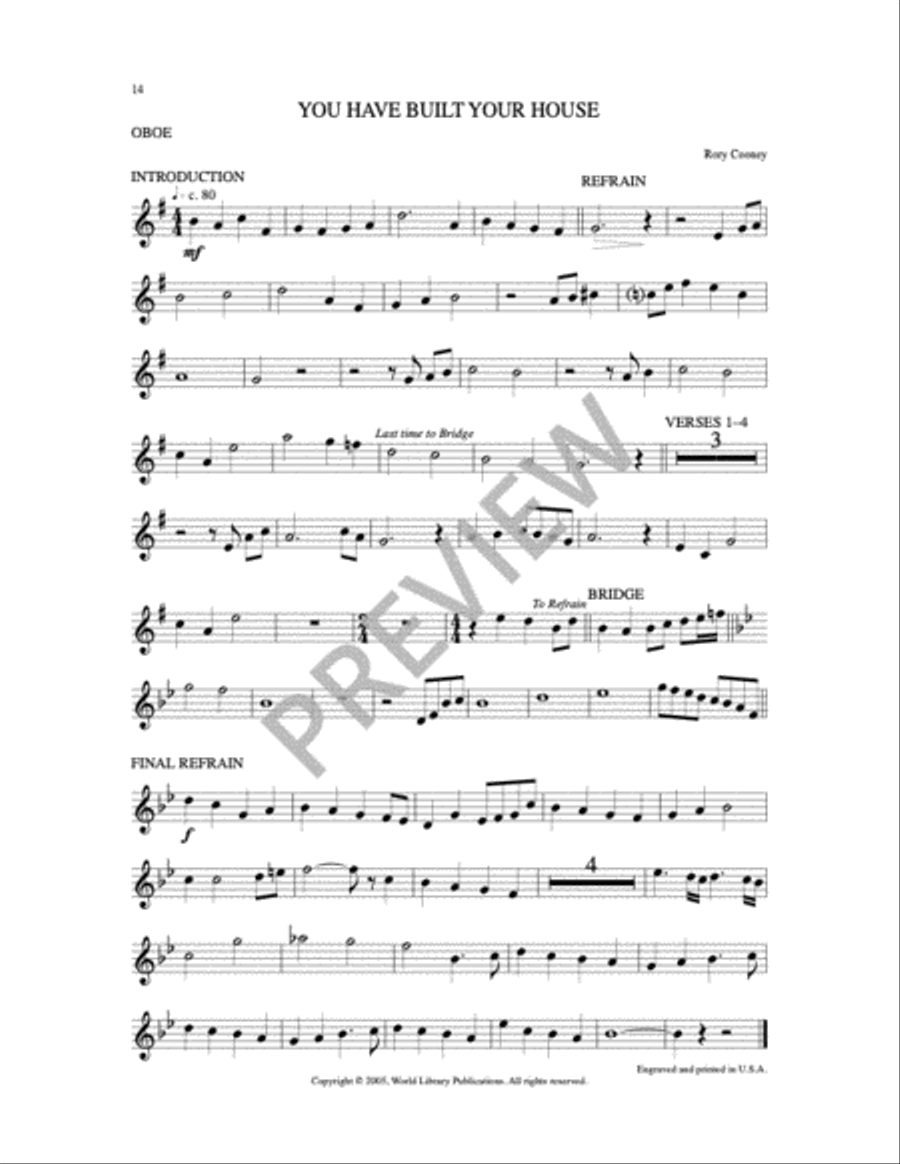 You Have Built Your House 4-Part scores gallery preview page 4