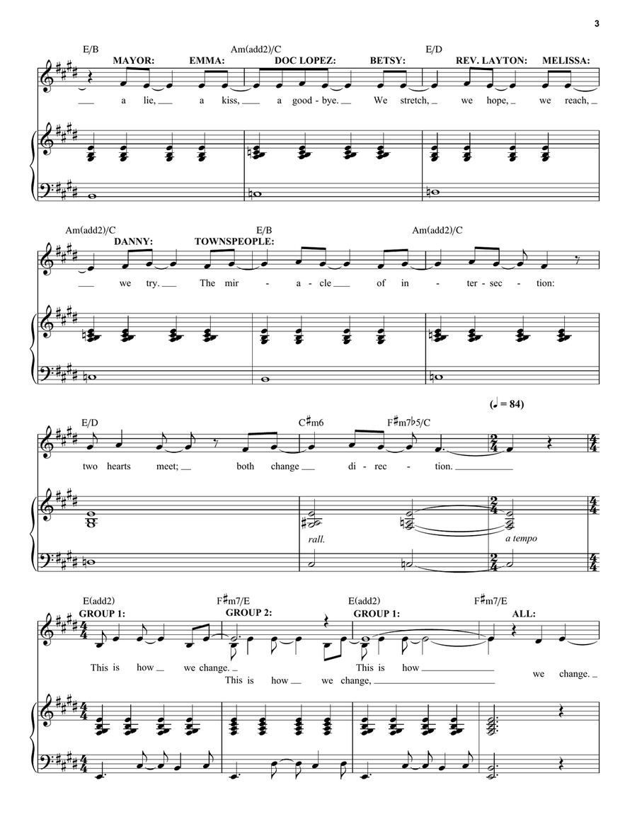 How We Change / Finale (from Schmigadoon!) Piano, Vocal scores gallery preview page 3