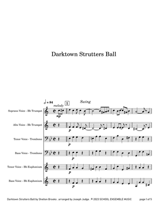 Darktown Strutters Ball by Shelton Brooks for Brass Quartet in Schools