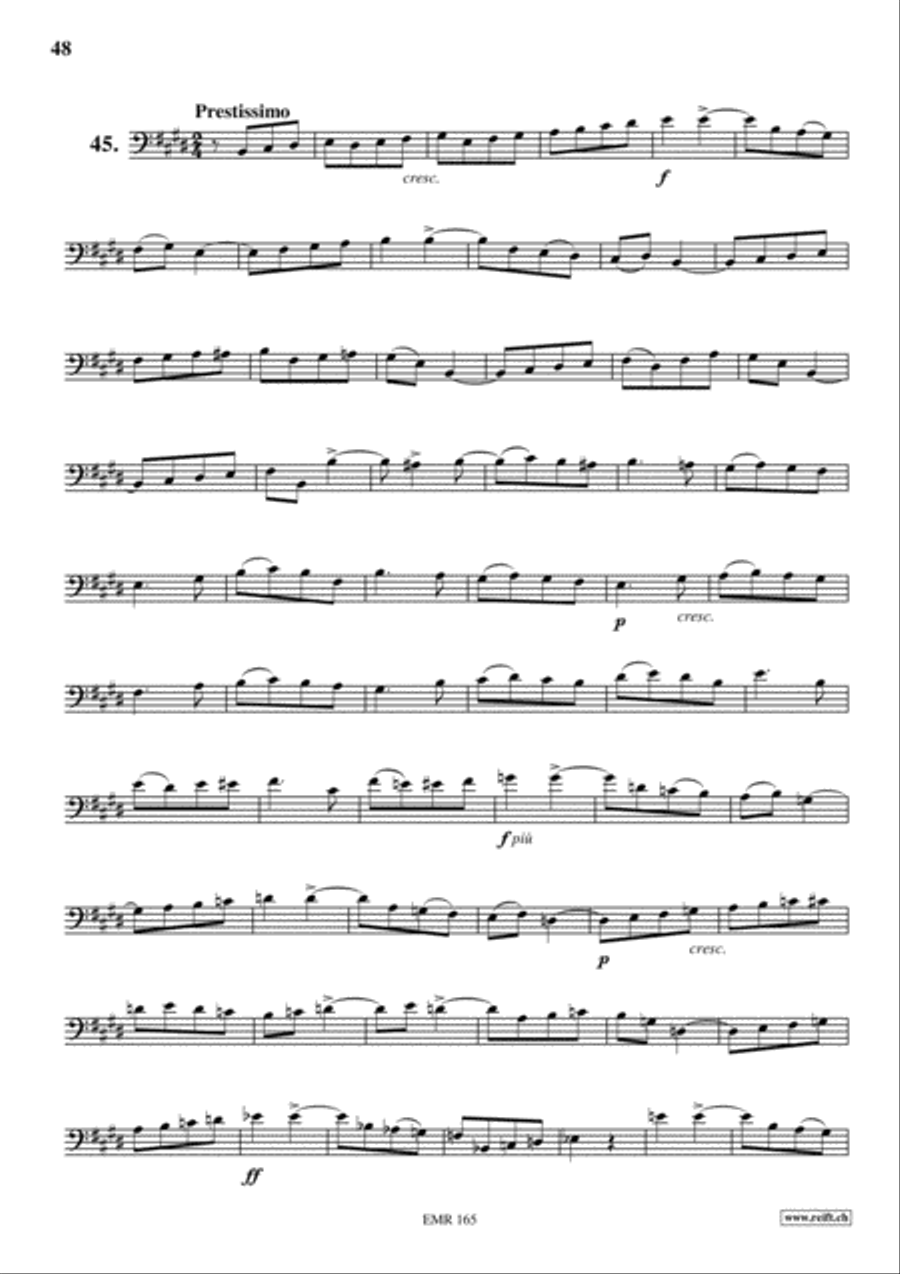 70 Studies Euphonium scores gallery preview page 18
