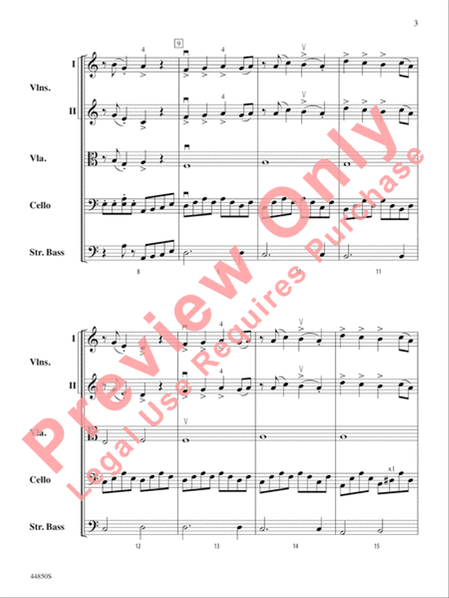 Lost Horizon String Orchestra scores gallery preview page 4