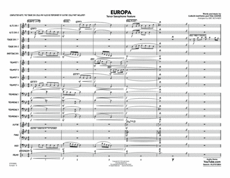 Europa - Conductor Score (Full Score)