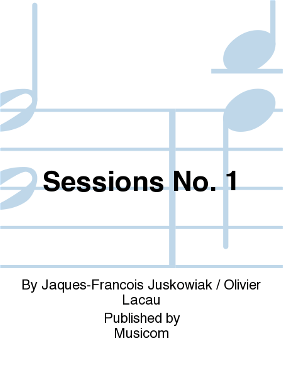 Book cover for Sessions No 1