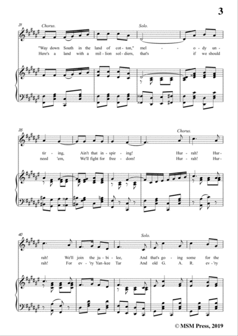 George M. Cohan-You're A Grand Old Flag,in F sharp Major,for Voice&Piano Voice scores gallery preview page 5