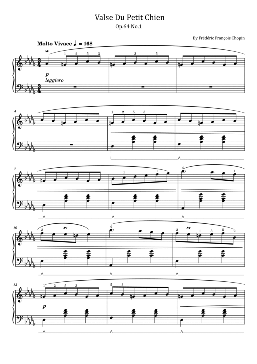 Chopin - Waltz Op.64 No.1 - 