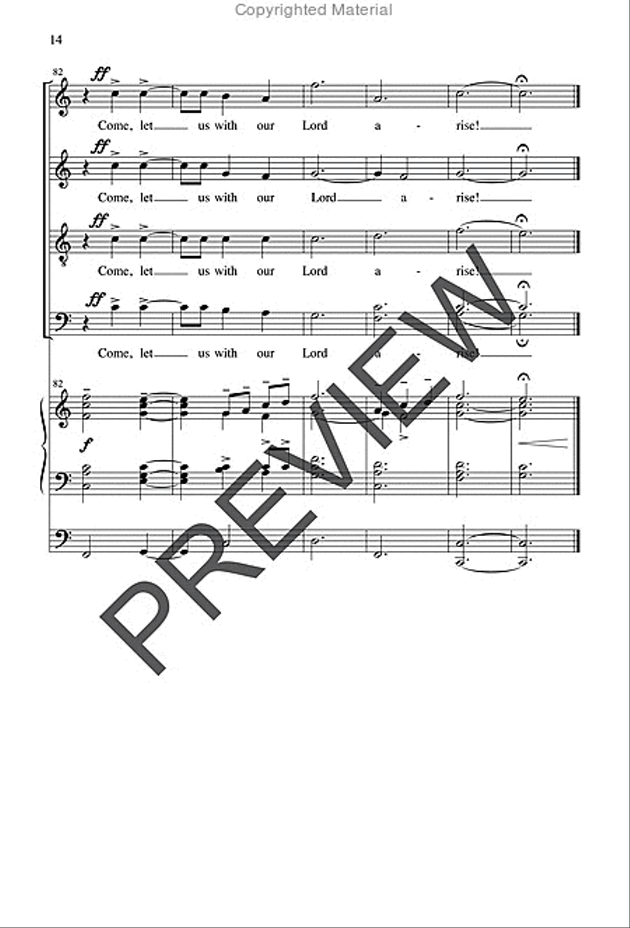 A Call to New Life Choir scores gallery preview page 14