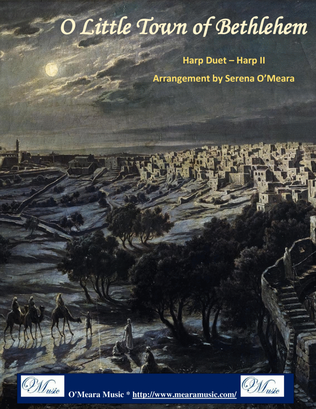 Book cover for O Little Town of Bethlehem, Harp II