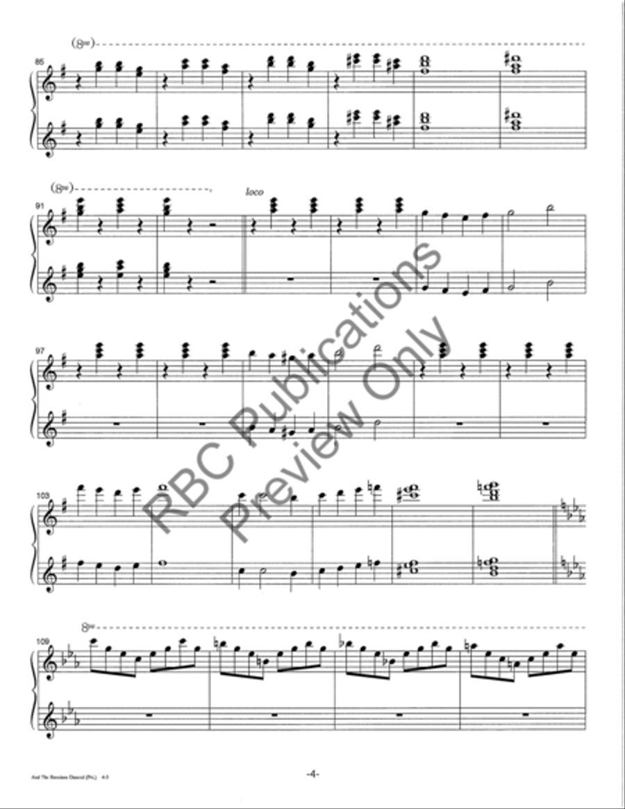 And The Russians Danced! And The Russians Danced! Piano Solo scores gallery preview page 10
