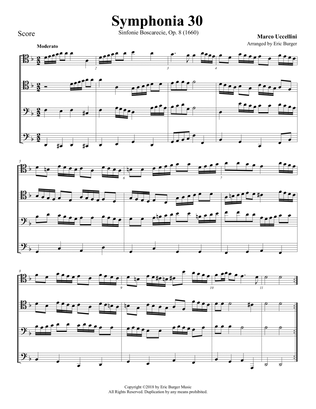 Symphonia No. 30 for Trombone or Low Brass Quartet