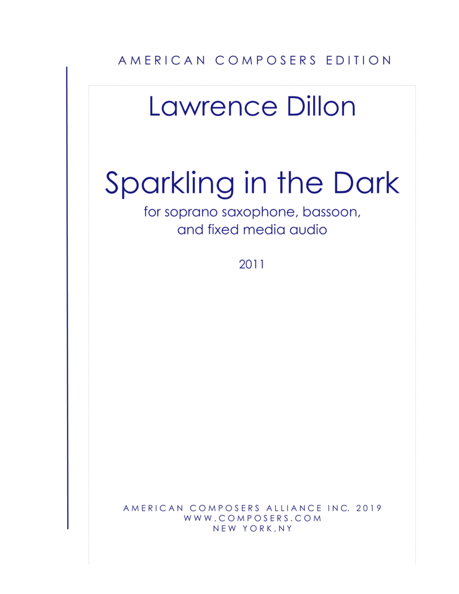[Dillon] Sparkling in the Dark Woodwind Duet scores gallery preview page 1