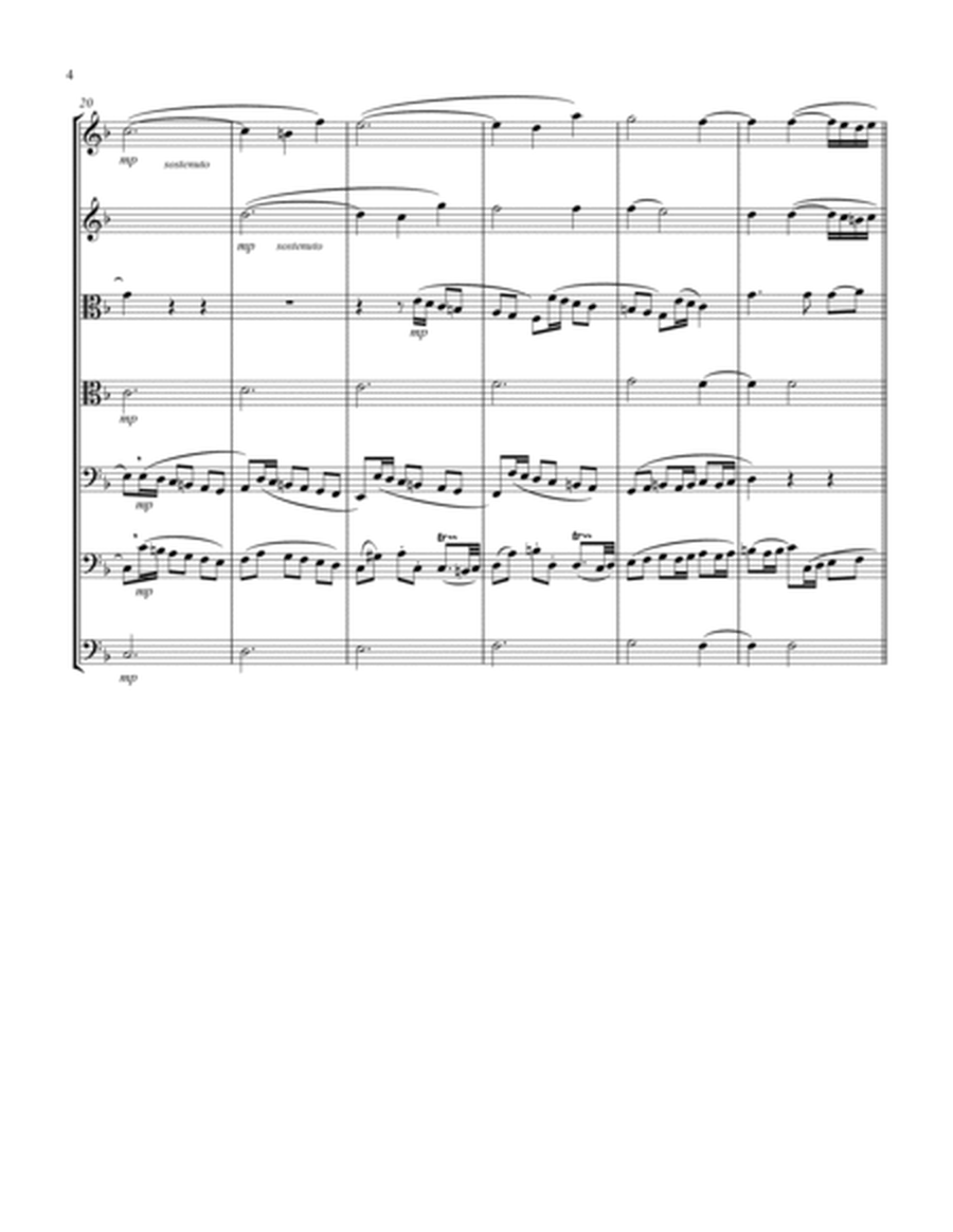 Recordare (from "Requiem") (F) (String Septet - 2 Violins, 2 Violas, 3 Cellos)